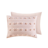 PINK Lucy Clip Jacquard Comforter Set Intelligent Design