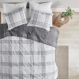 Pike Plaid Reversible Comforter Set by Intelligent Design
