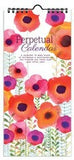 Watercolor Poppies Perpetual Calendar