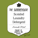32 oz AVOCADO MINT Scented Boutique Laundry Detergent