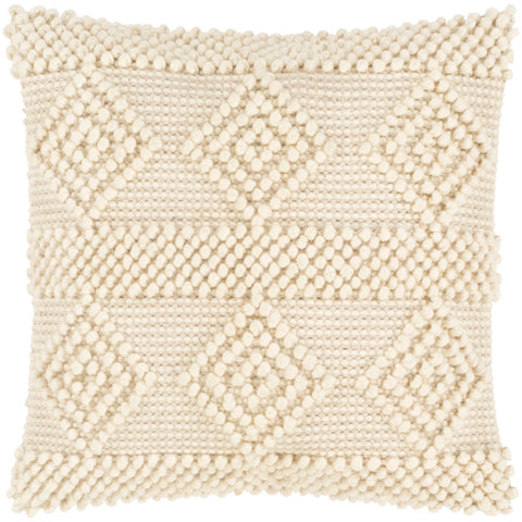 20X20 HYGGE IVORY PILLOW by SURYA