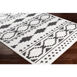 Moroccan Shag  Black & White Global Collection