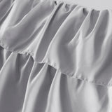 Waterfall Ruched Cotton Bedding Set